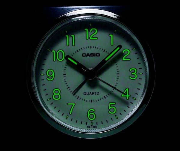 Casio TQ-143S-1DF Siyah Ertelemeli Beep Alarmlı Işıklı Fosforlu Masa Saati