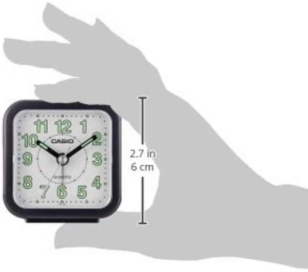 Casio TQ-141-1DF Siyah Beep Alarmlı Fosforlu Masa Saati