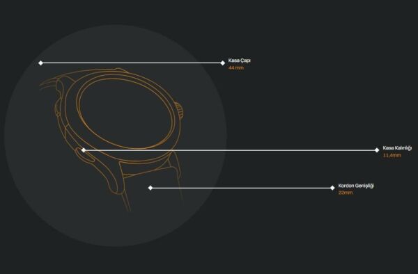 Wainer WA.25300-C Safir Otomatik  Erkek Kol Saati