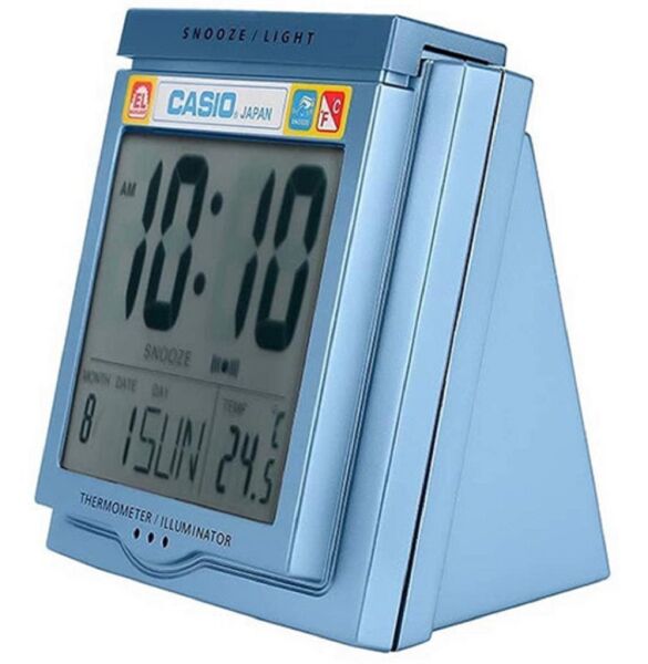 Casio DQ-750F-2DF Ertelemeli Beep Alarm Işıklı Kadran Termometreli Takvimli Masa Saati