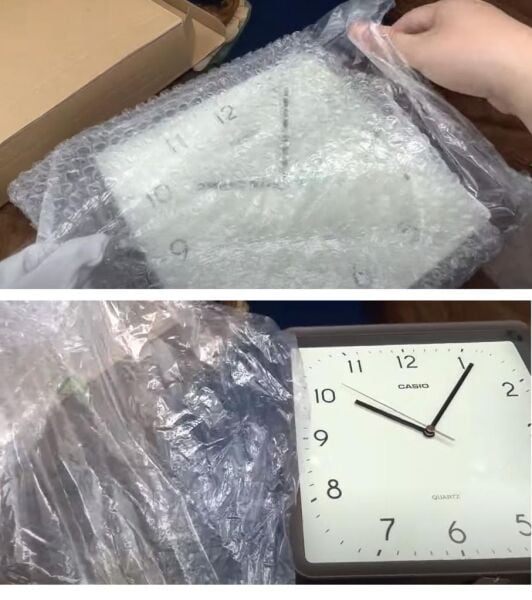 Casio IQ-152-5DF Plastik Kasa Kahverengi Renkli 25 cm Çaplı Modern Quartz Saniye Mekanizmalı Duvar Saati