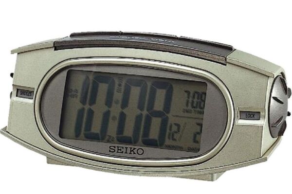 Seiko QHL006G Ertelemeli Beep Alarm Işıklı Kadran Takvimli Masa Saati