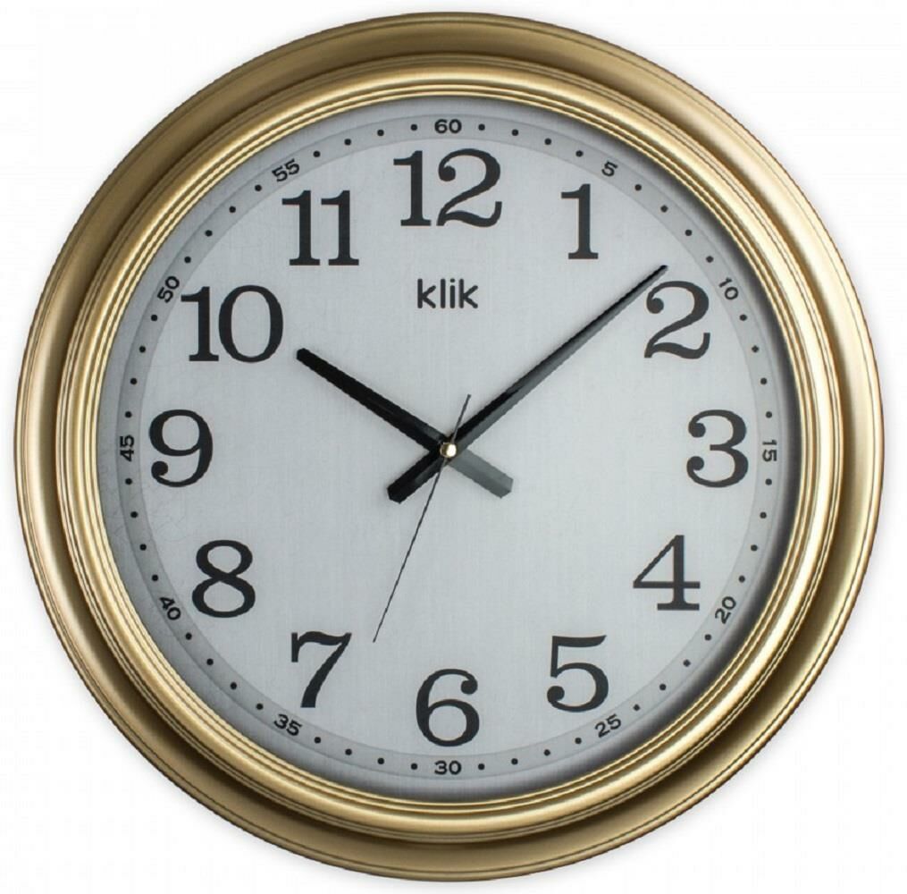 Klik K-Royal Gold Klasik 46 cm Sessiz Duvar Saati