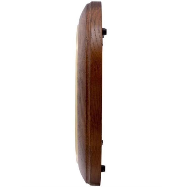 Seiko QXA432B Ahşap Meşe Kasa Kahverengi Renkli 30 cm Çaplı Dekoratif Alt Sessiz Saniye Mekanizmalı Duvar Saati