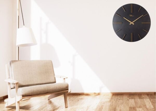 Regal 3650 BG2 Ahşap Kasa 51 cm Ofis Salon Lüks Duvar Saati