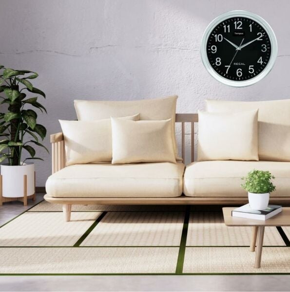 Regal 8228 SBZ Sessiz Akar Saniyeli Duvar Saati