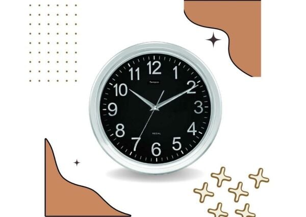 Regal 8228 SBZ Sessiz Akar Saniyeli Duvar Saati